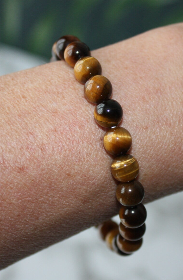 Tijgeroog powerbead 10 mm