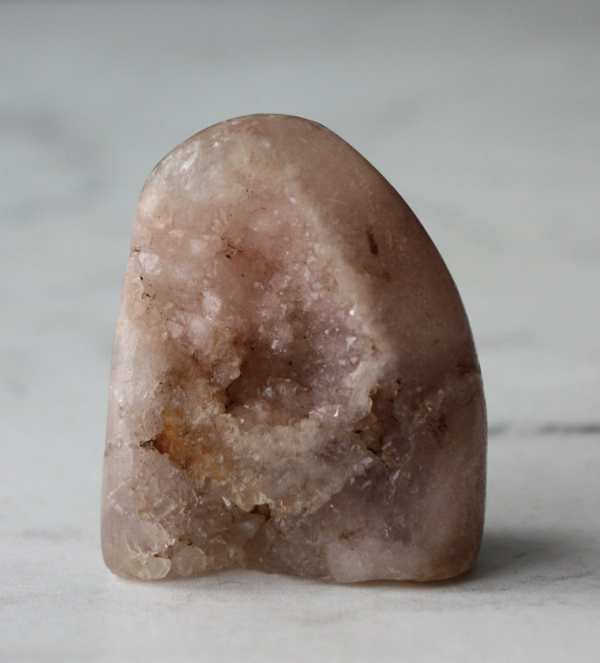 Roze amethist, chalcedoon freeform 12