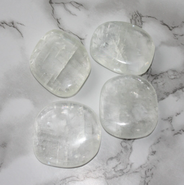 Optische calciet handsteen