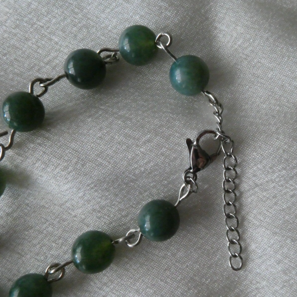 Armband mos agaat
