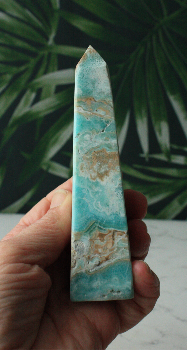 Blauwe aragoniet toren 02