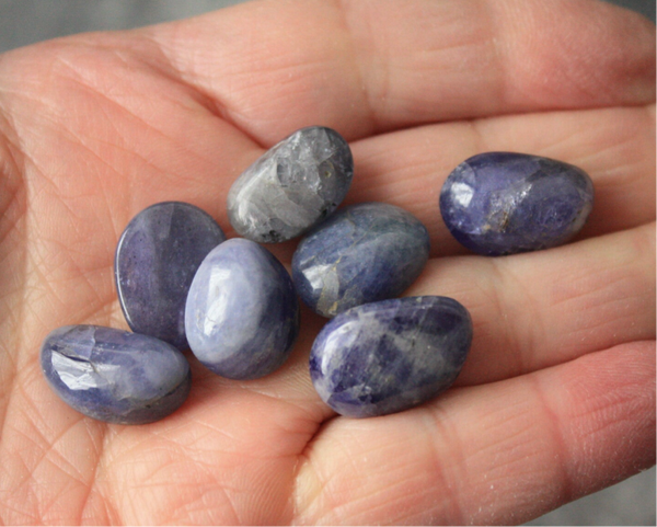 Tanzaniet trommelsteen