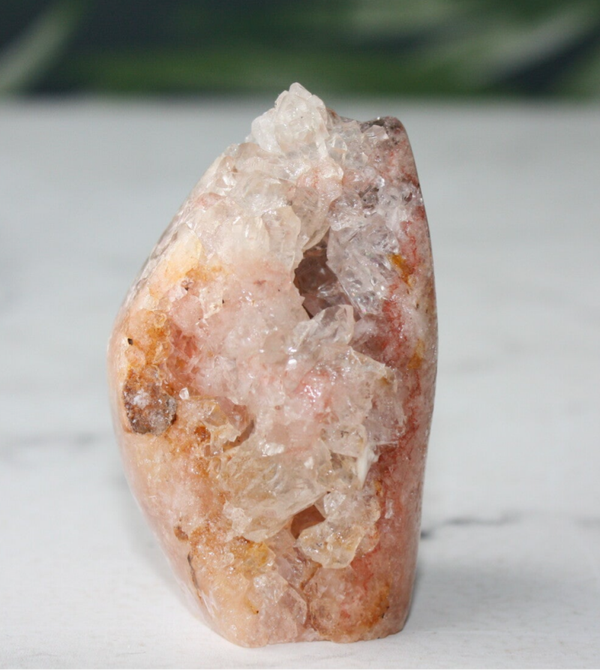 Roze amethist, chalcedoon freeform 10