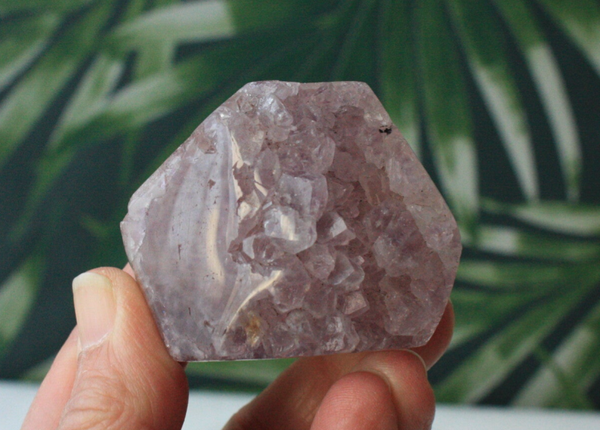 Amethist met roze amethist freeform 01