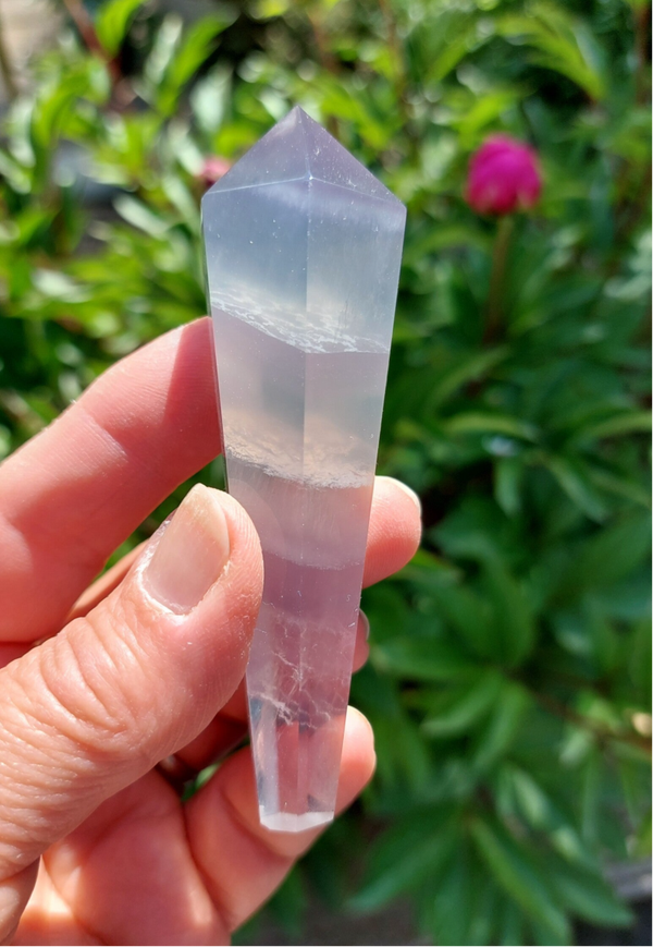 Lavendel fluoriet wand / staf 03