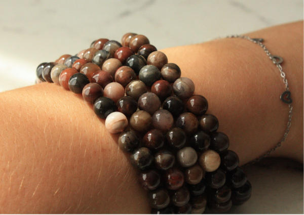Versteend hout powerbead 6 mm