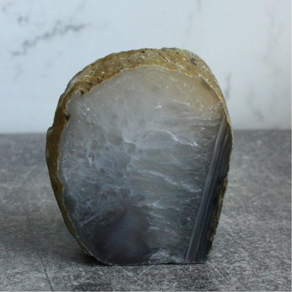 Agaat cutbase waxinelichthouder 01