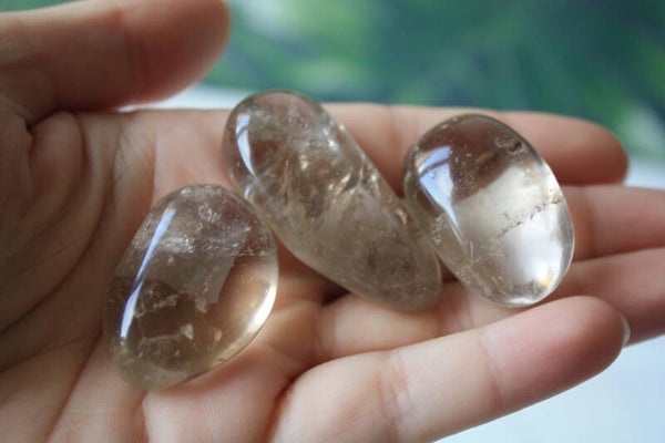 Citrien trommelsteen