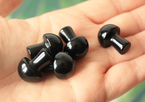 Obsidiaan mini paddenstoel