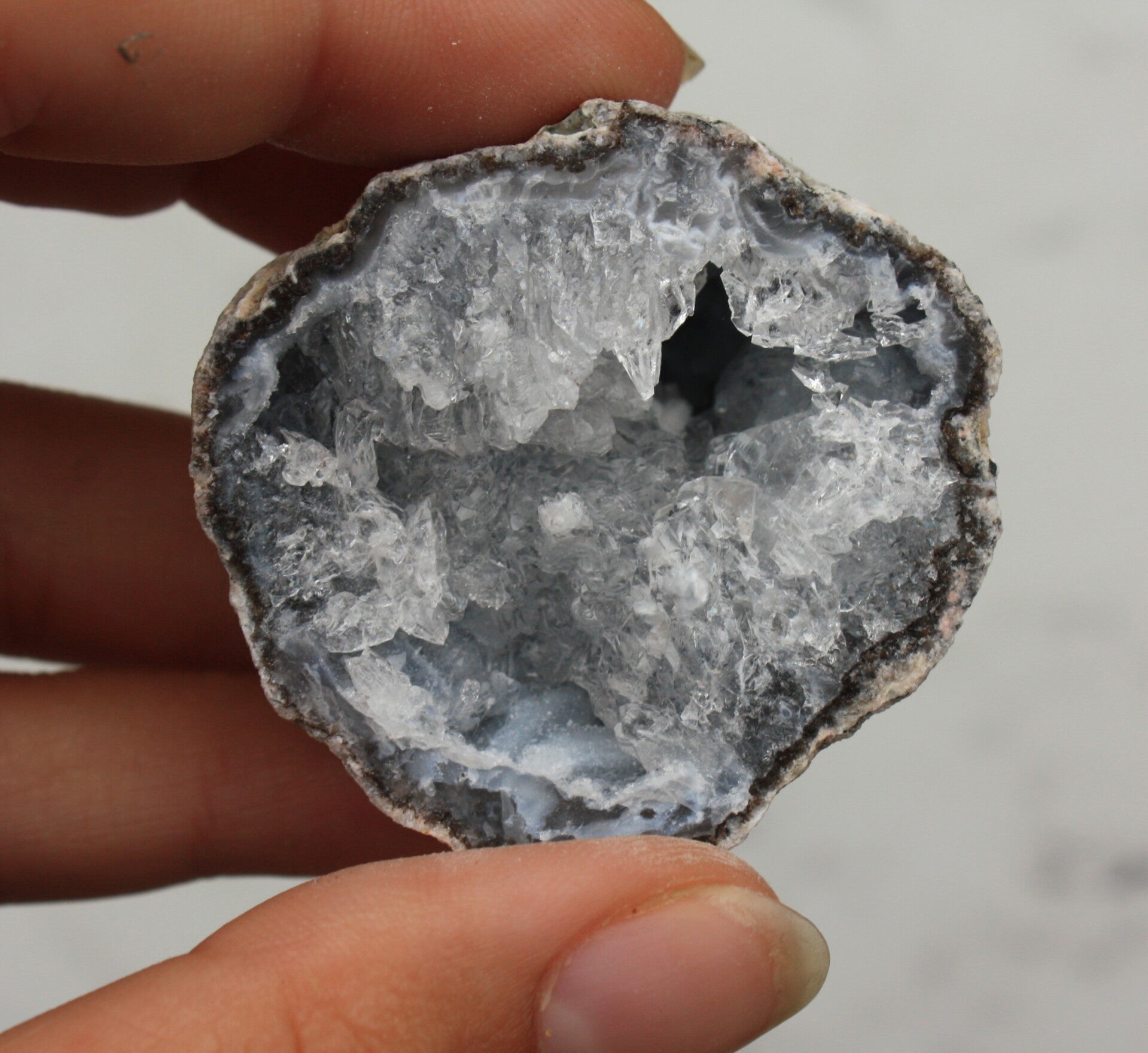 Chalcedoon geode 03