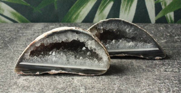 Agaat geode paar 01