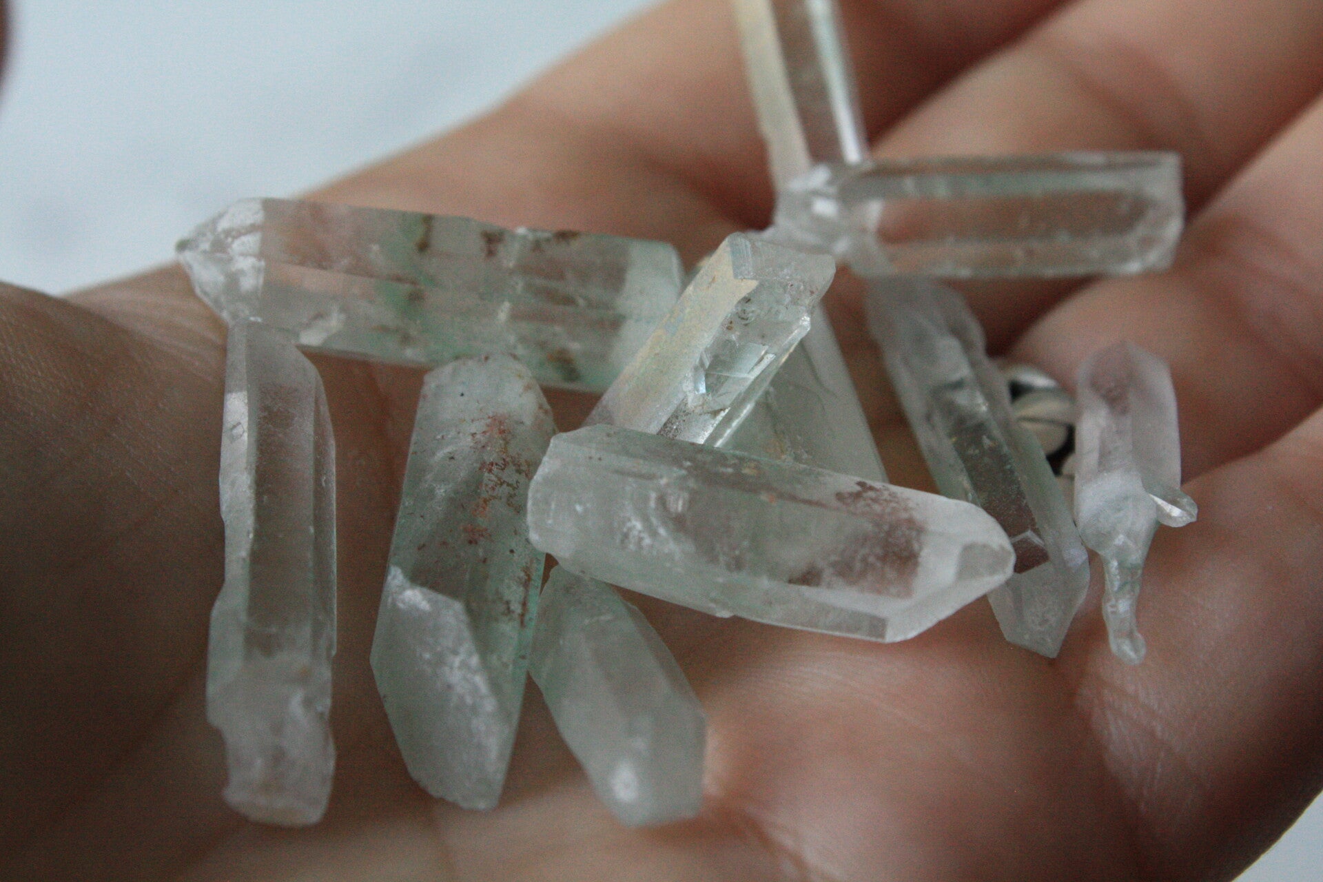 Bergkristal met chloriet