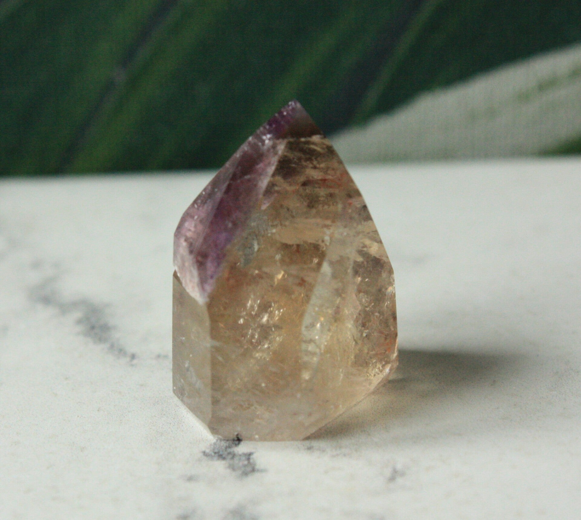 Amethist, citrien en bergkristal toren 02