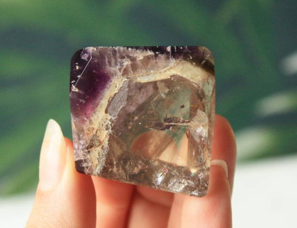 Amethist, citrien en bergkristal freeform 03