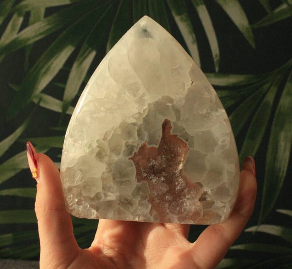 Agaat freeform met amethist 01