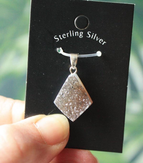 Druzy agaat kettinghanger 02