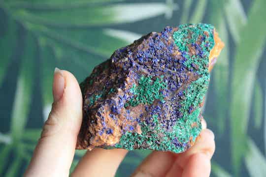 Azuriet met malachiet 08