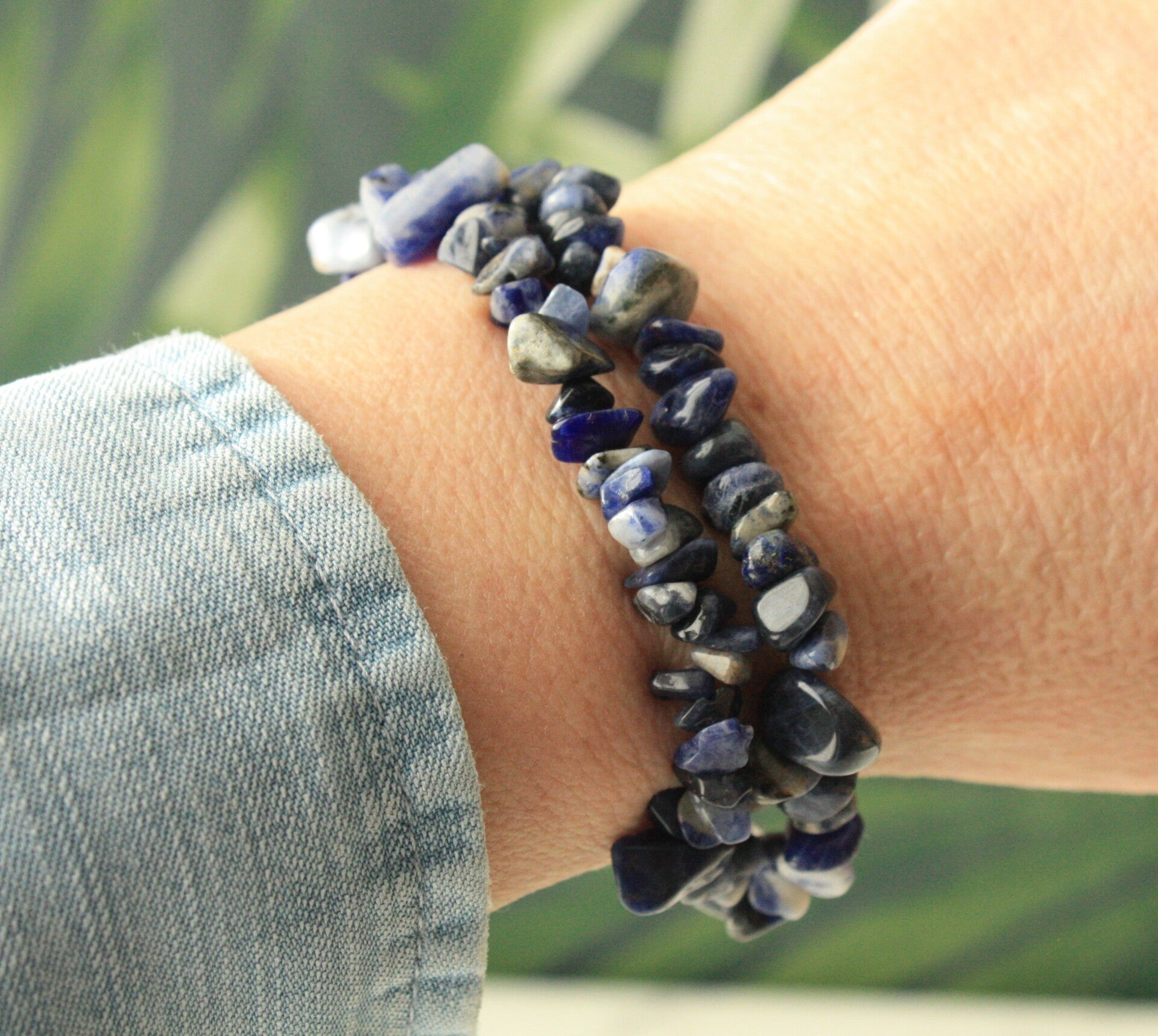 Sodaliet splitarmband