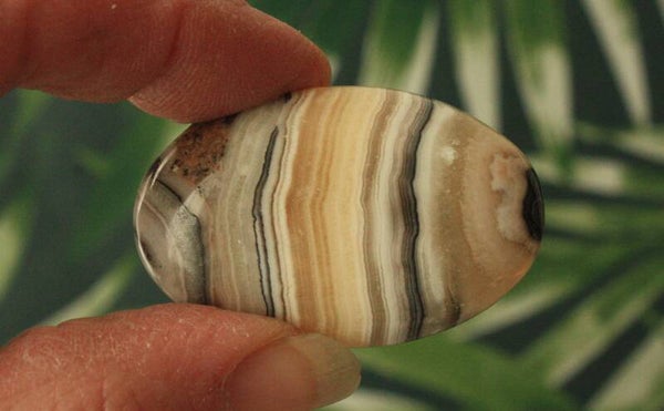 Zebra calciet handsteen (S)
