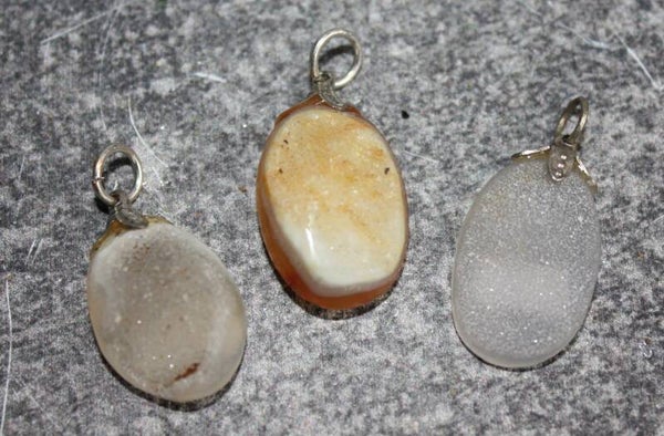 Agaat druzy hangertje