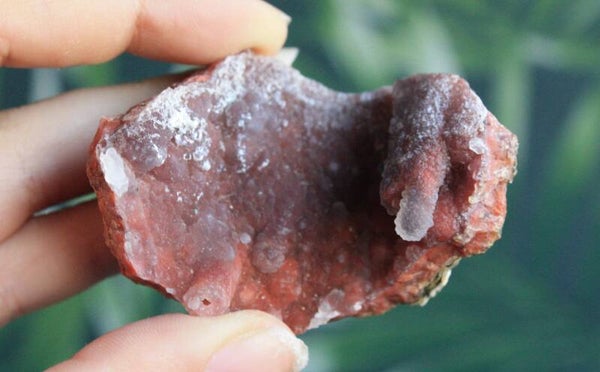 Roze chalcedoon geode 13