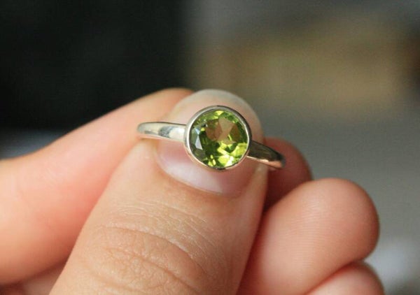 Peridoot ring