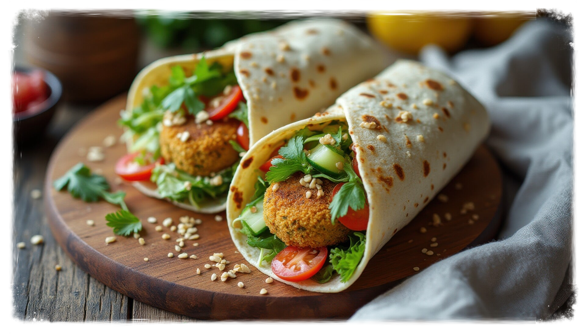 Wraps & Schulschluss-Snacks