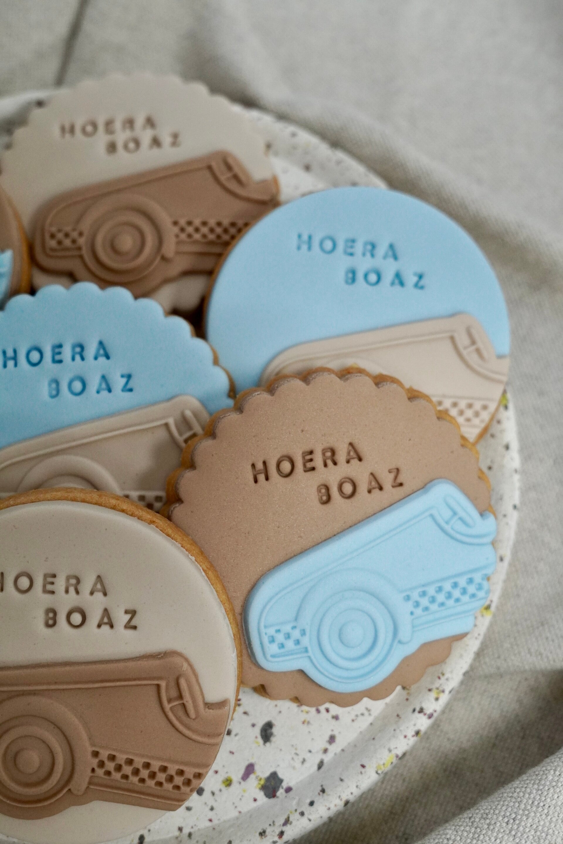 Classic koekjes met raceauto