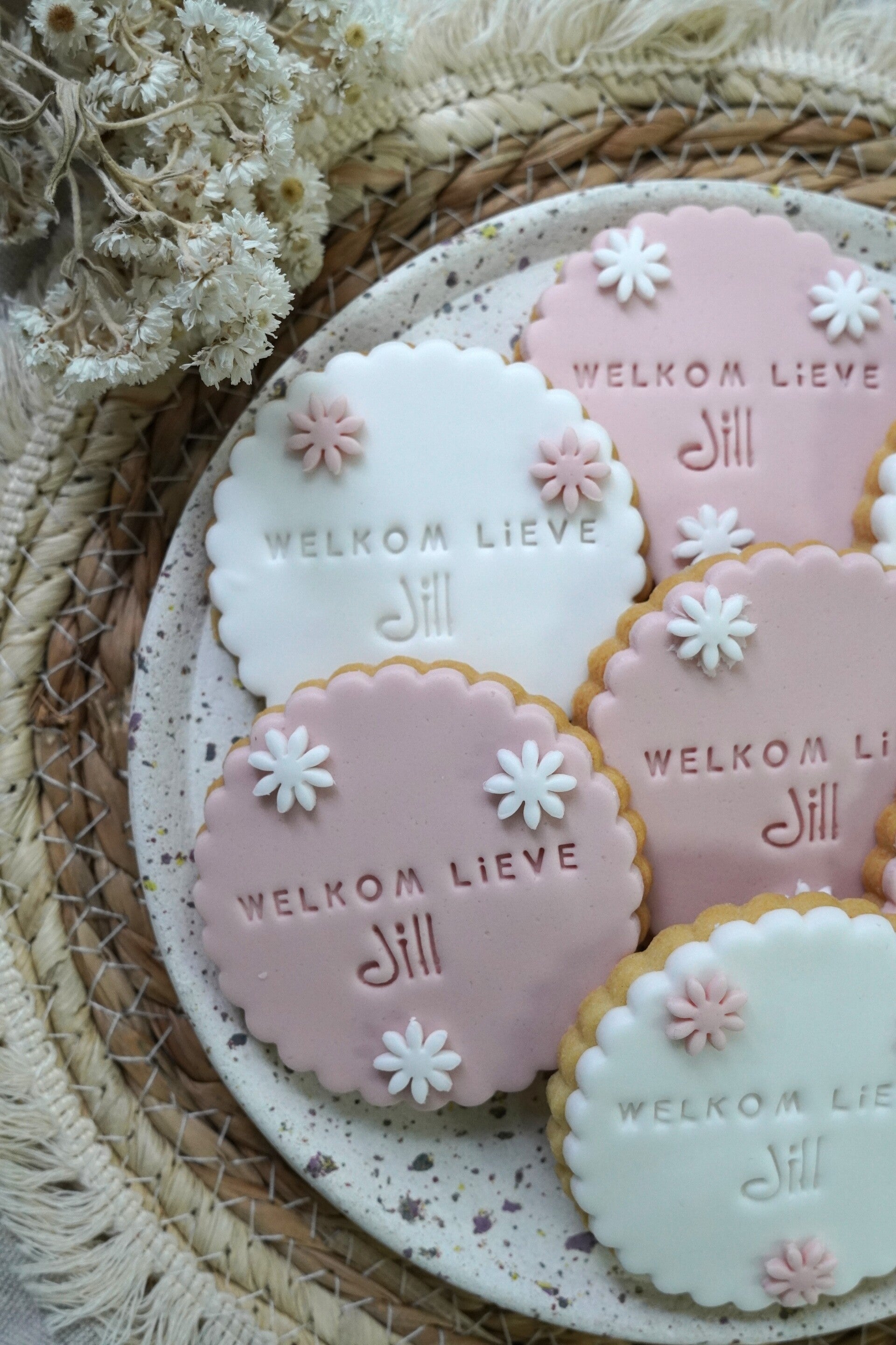 Classic koekjes met bloementjes