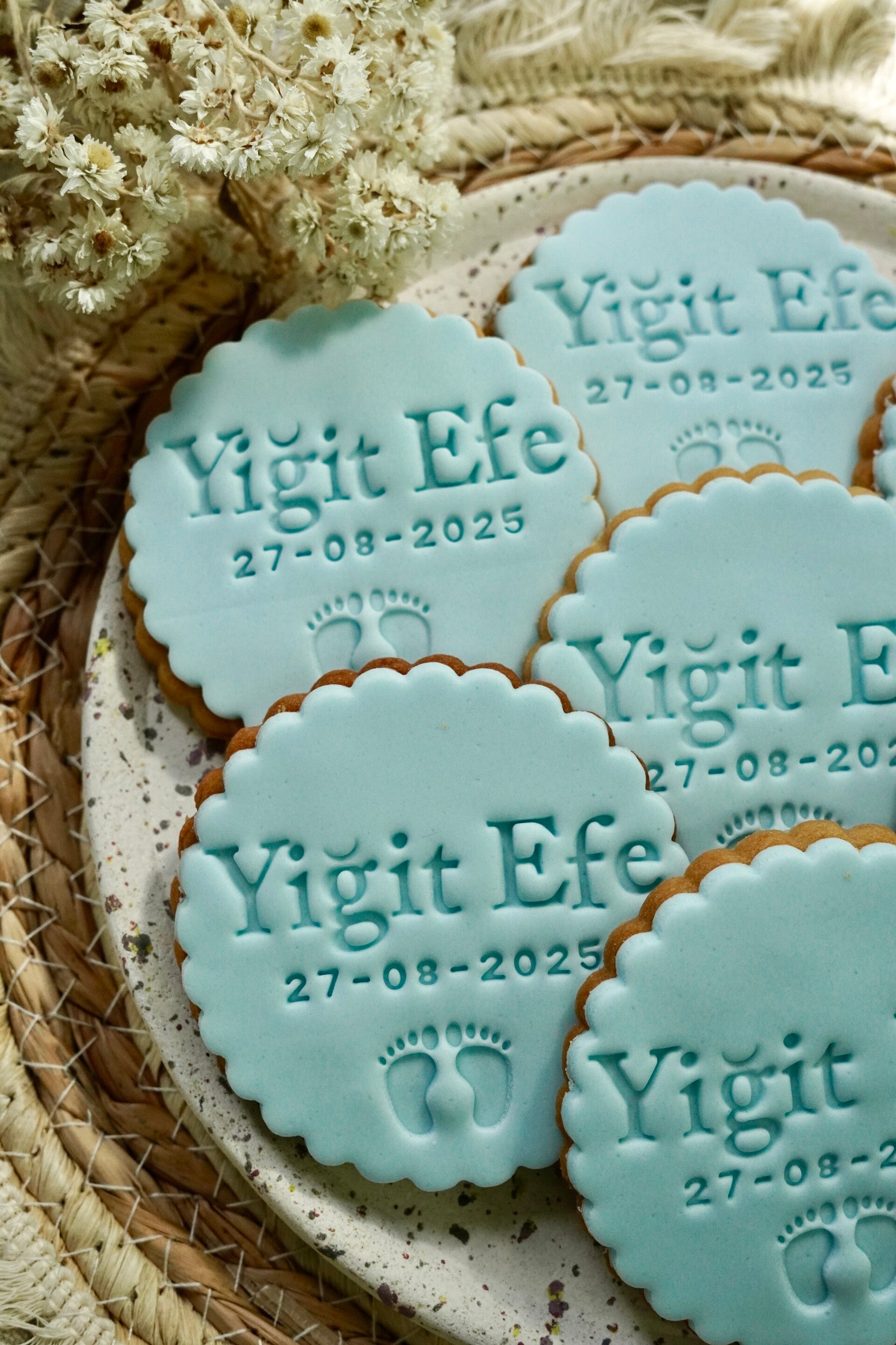 Classic koekjes met voetjes (erin gedrukt)