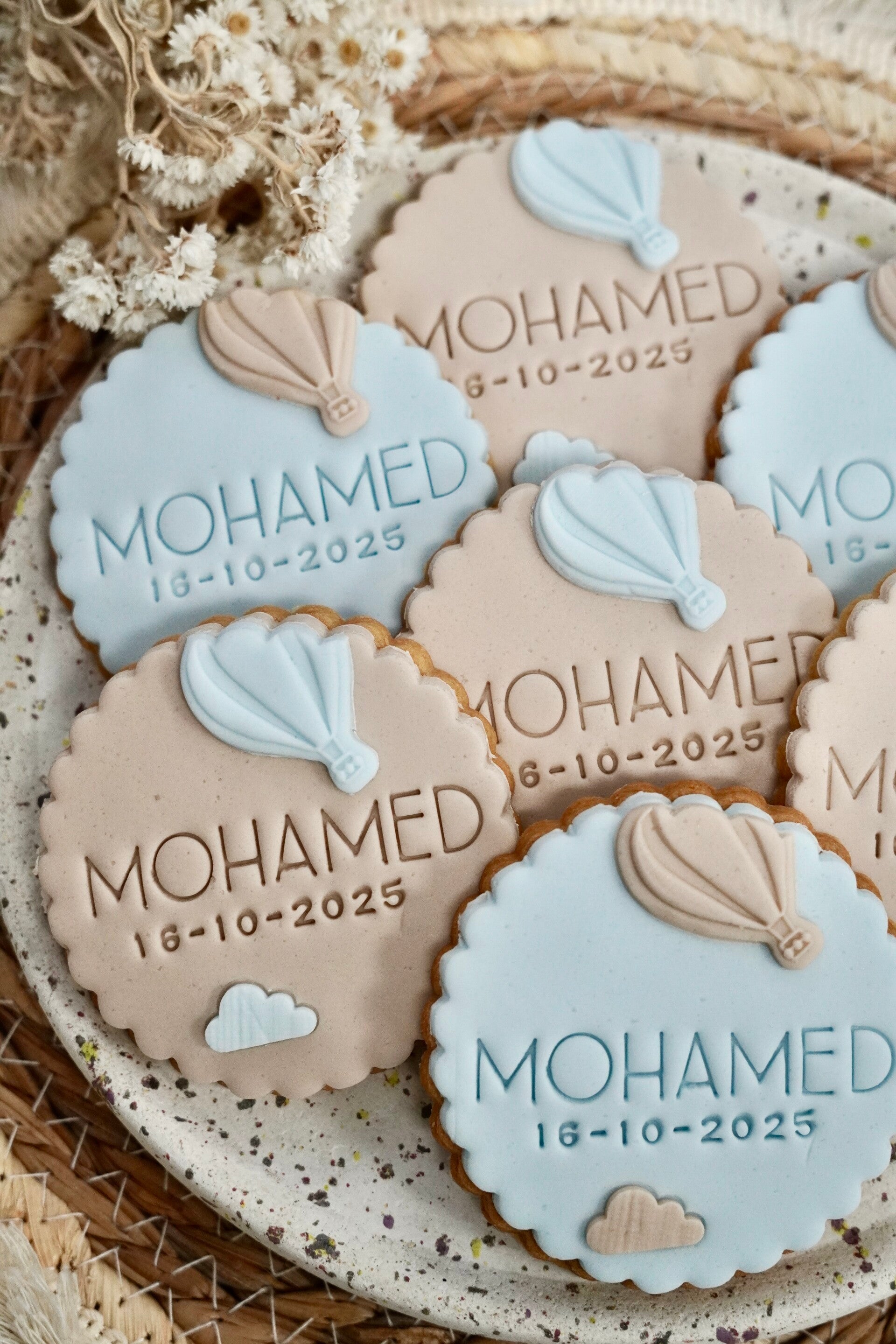 Classic koekjes met luchtballon + wolkje