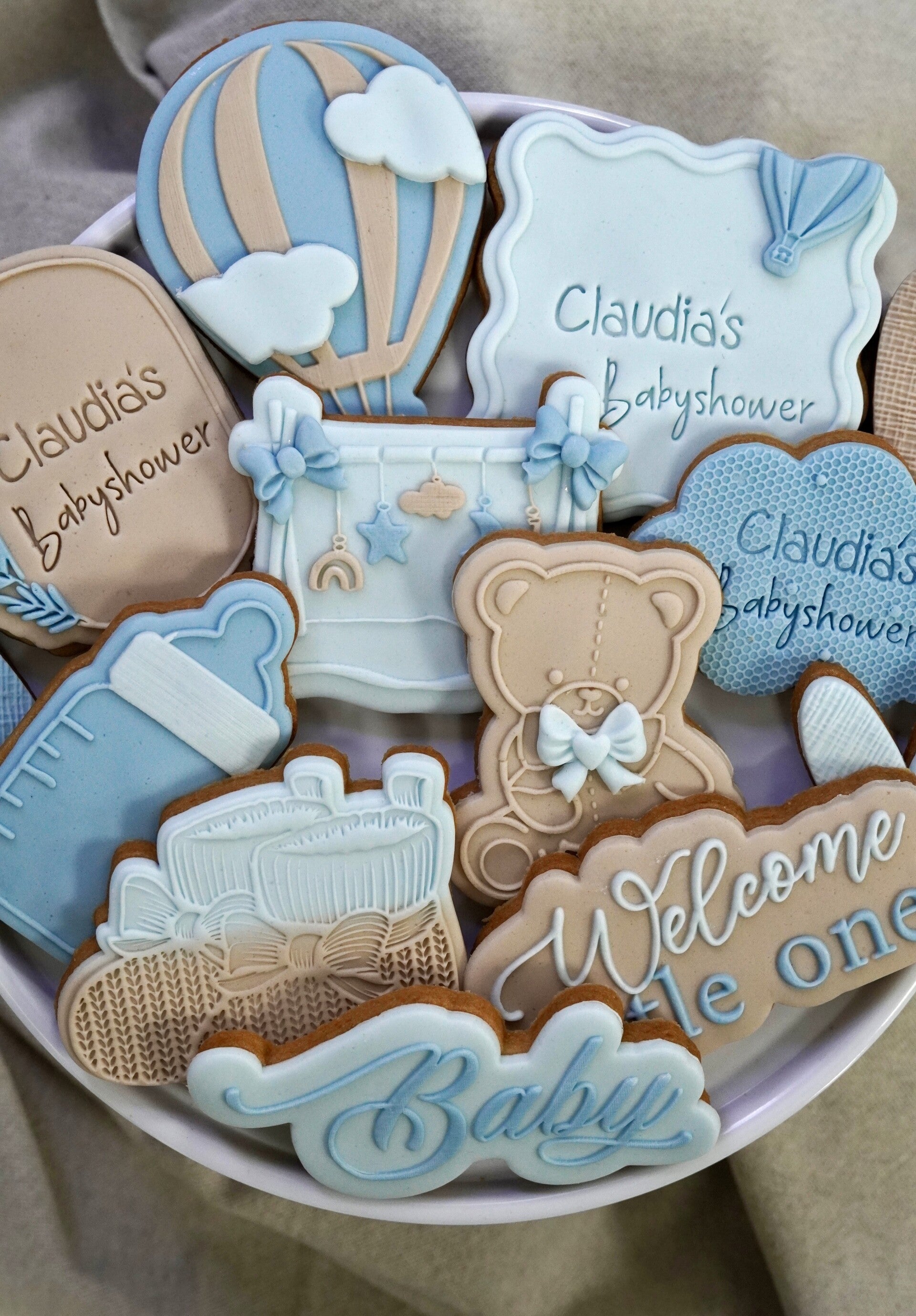 Babyshower Baby Boy Deluxe set