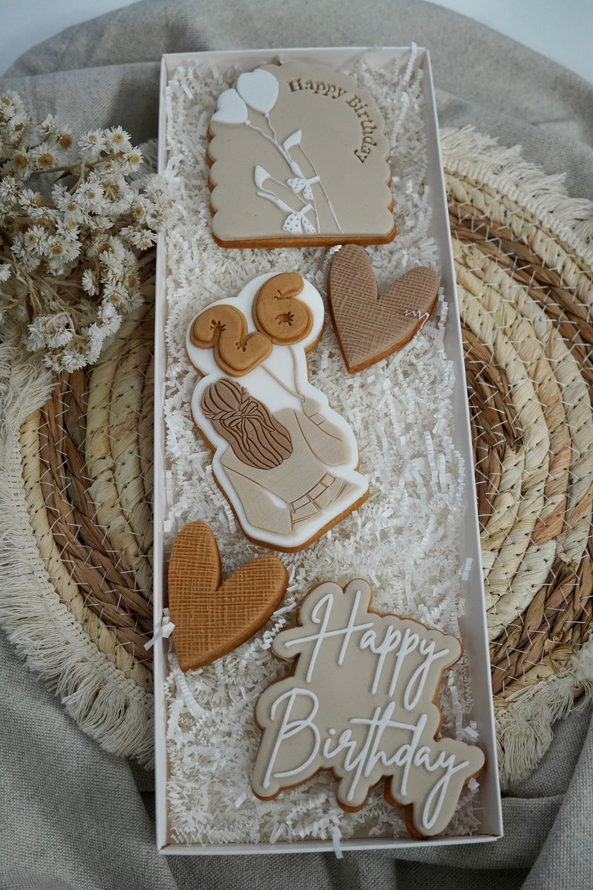 Girly Happy Birthday geschenk set (Middel)