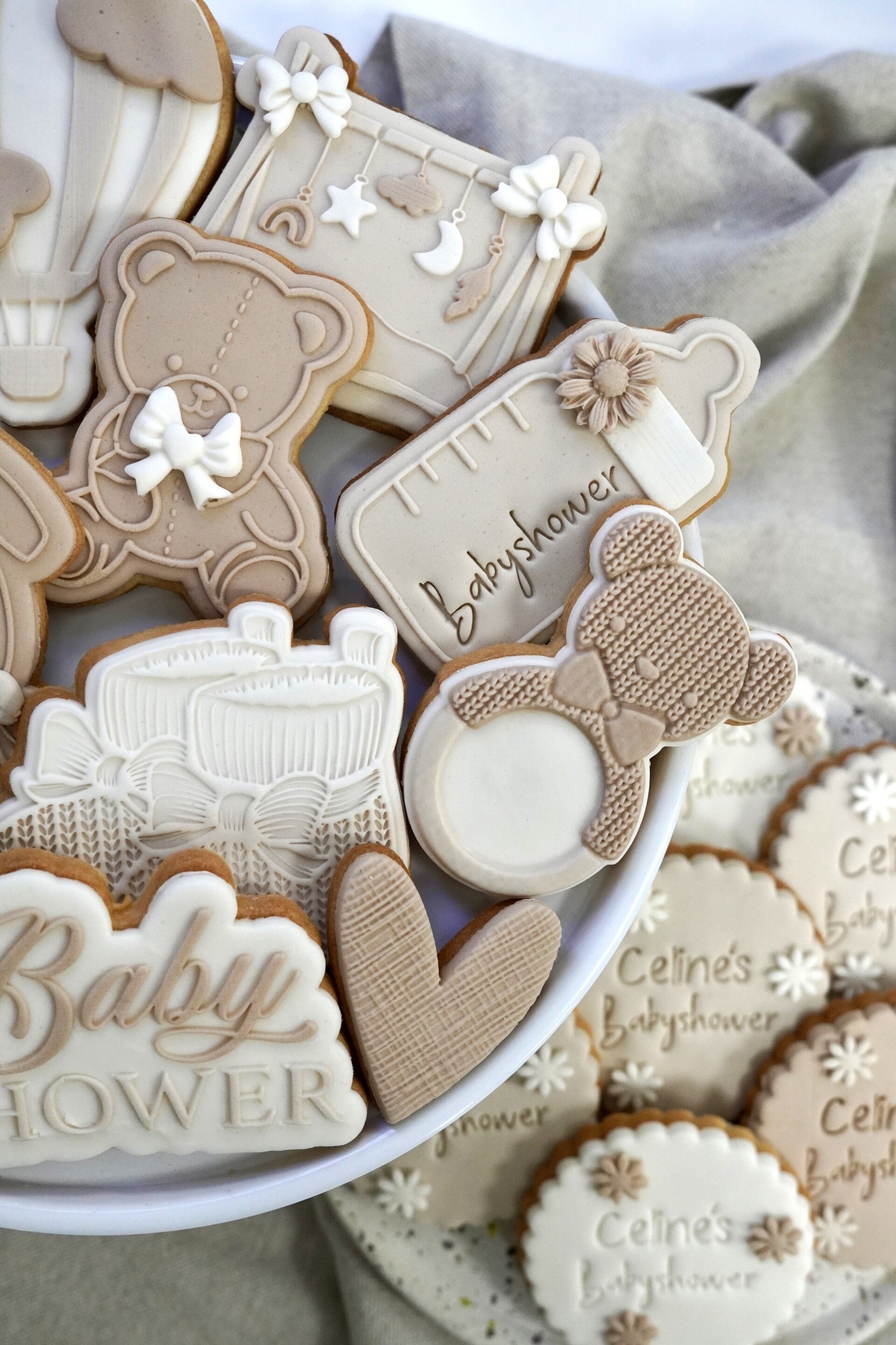 Duo set Babyshower (Deluxe & Classic koekjes in één bestelling)