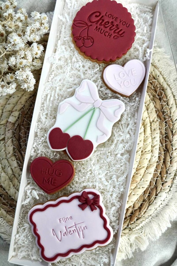 Valentijn Deluxe Koekjes Geschenkset