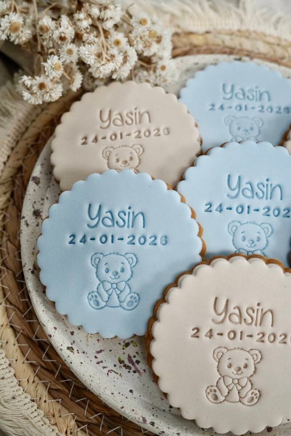 Classic koekjes met beertjes (erin gedrukt)