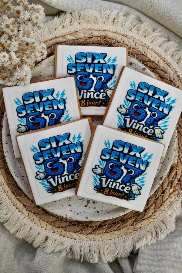 Grote logo/foto koekjes (vanaf 10 stuks)