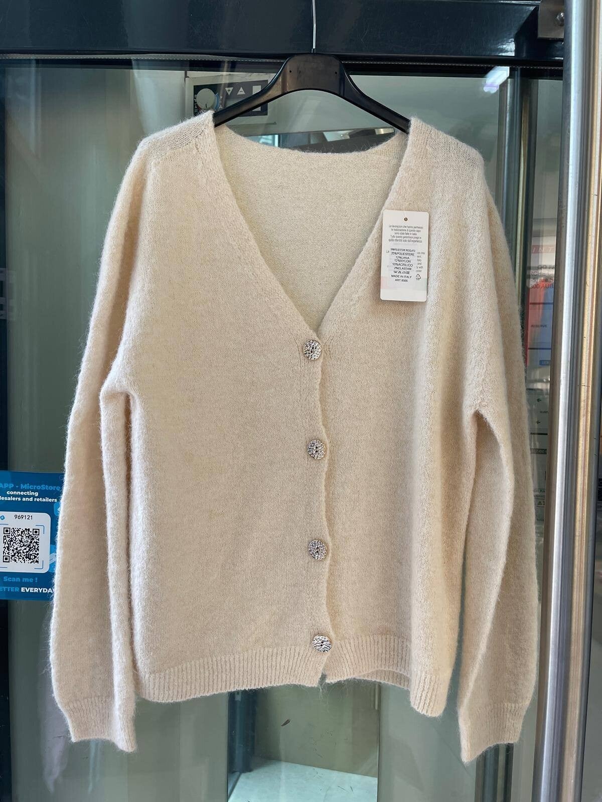 Gilet cardigan en maille flou elegante pour femme