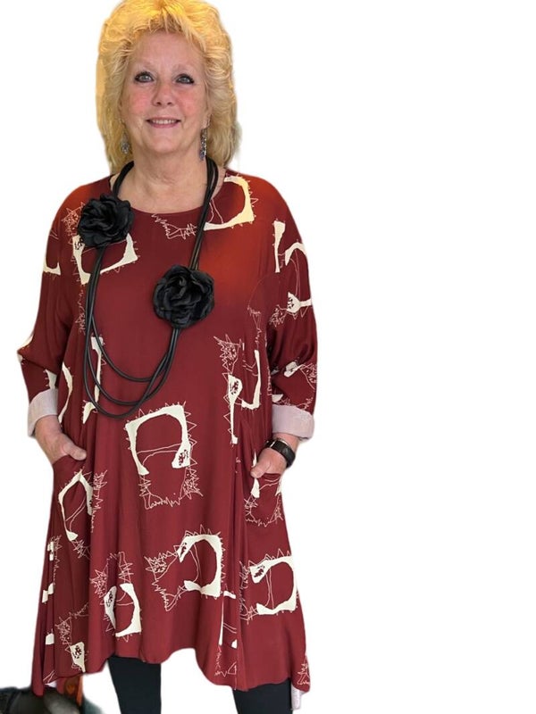 La Bass tuniek A-symetrisch