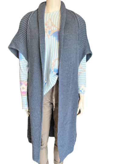 Mouwloos vest Le Kiwi one size mt 42-44-46-48
