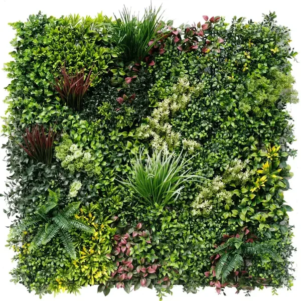 Evergreen Rainforest Recycled Vertical Garden / Green Wall UV Resistant 1m x 1m