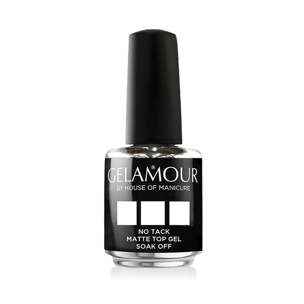 No Tack Matte Top Gel Soak Off Gel Amour