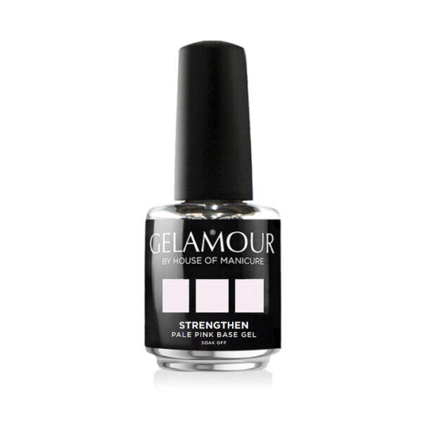 Strengthen Pale Pink Base Gel Soak Off Gel Amour