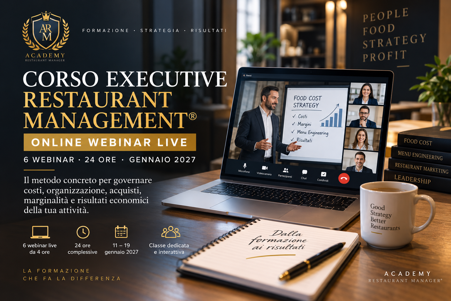 CORSO EXECUTIVE RESTAURANT MANAGEMENT® – ONLINE WEBINAR LIVE