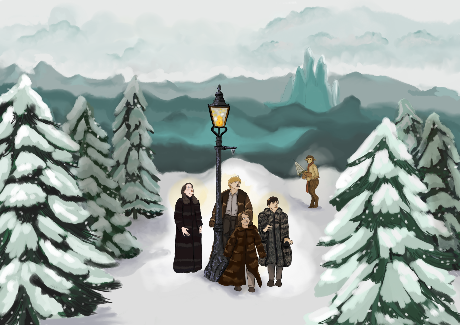 Lets get lost in Narnia A4 fine art prints