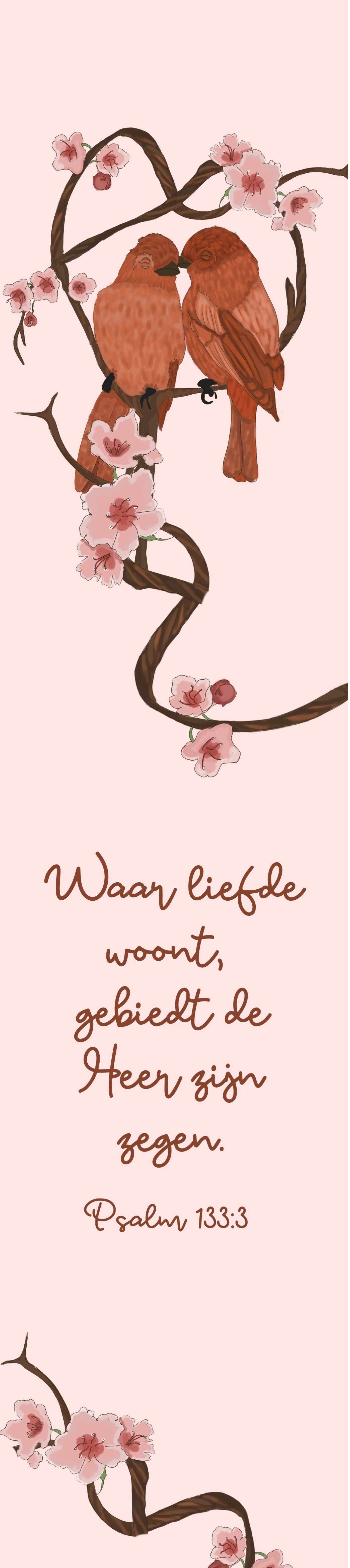 Psalm 133:3 boekenlegger