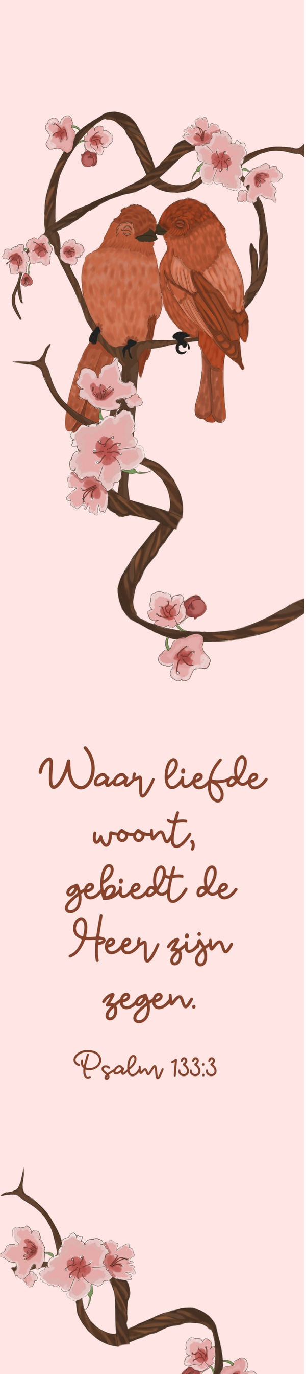 Psalm 133:3 boekenlegger