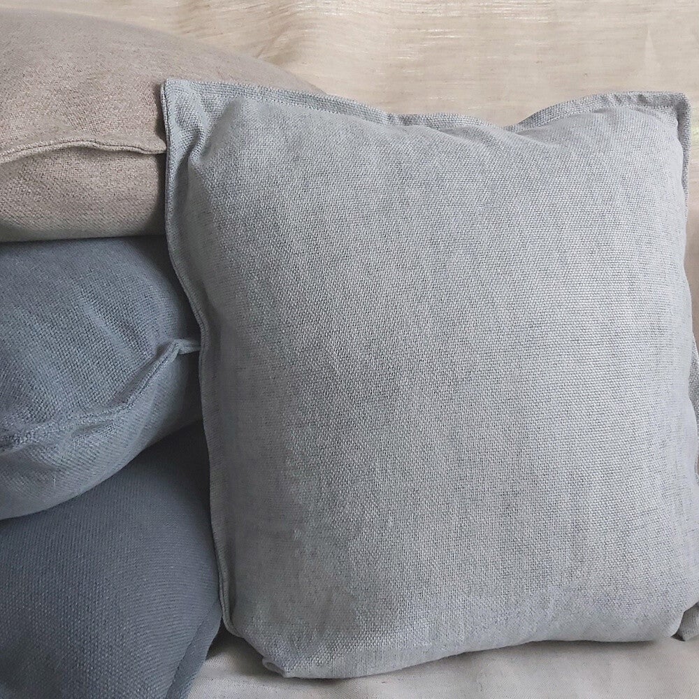 A stack of custom made cushions..