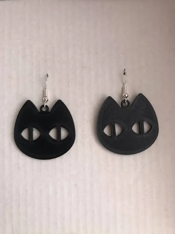 Pendientes Cabeza Gato
