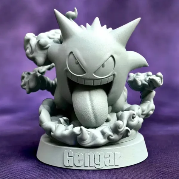 Figura pokémon gengar en resina